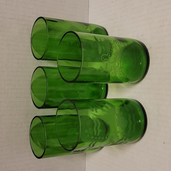 Set of 5 Unique Hand Made Glasses - Picture 2 of 13